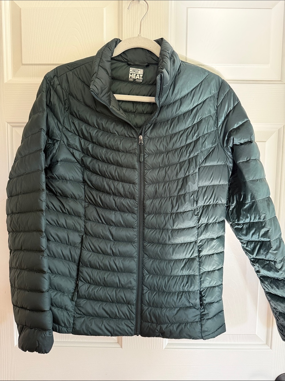 Hunter Green Packable Puffer 32 Degrees Medium